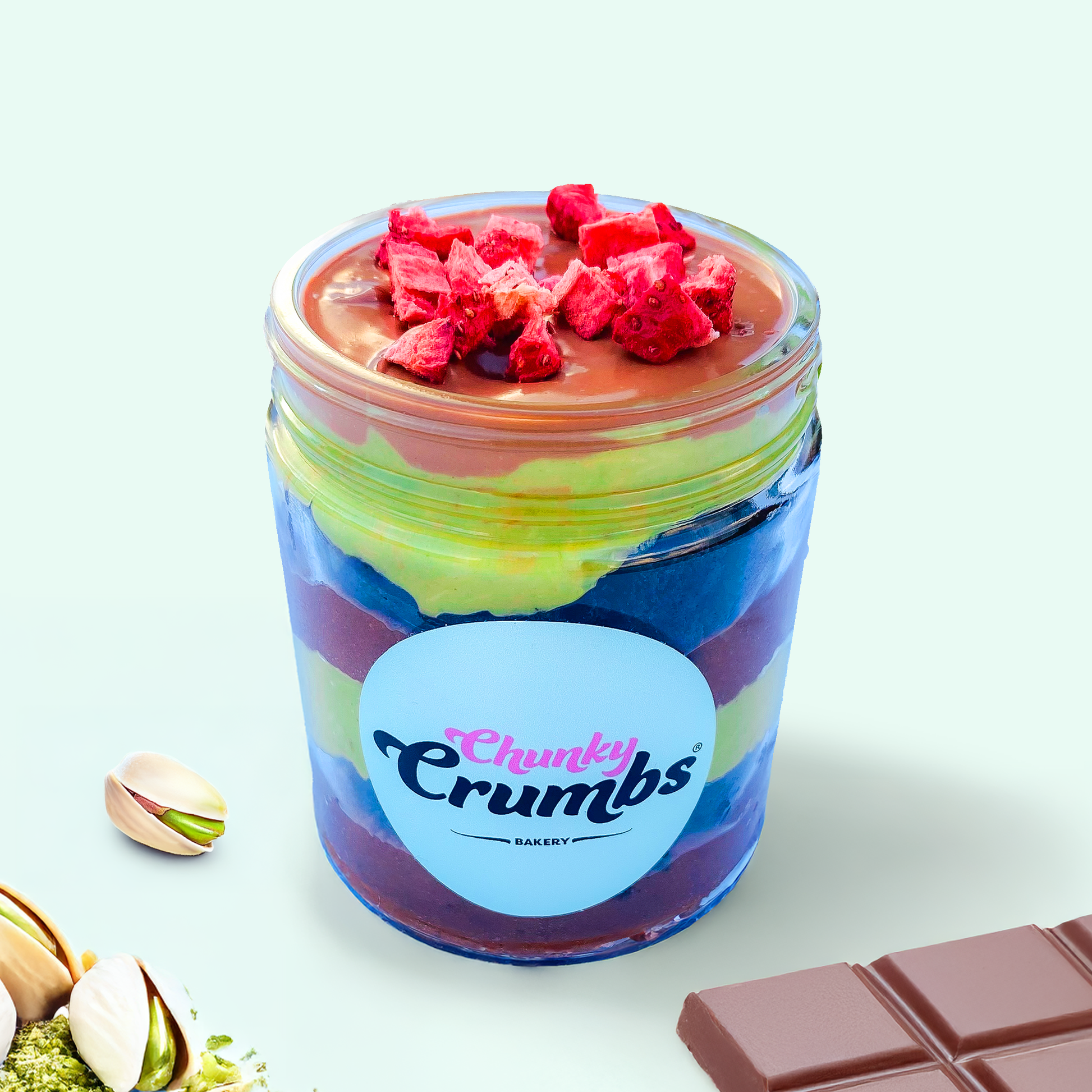 Dubai Chocolate Jar -  CHUNKY CRUMBS