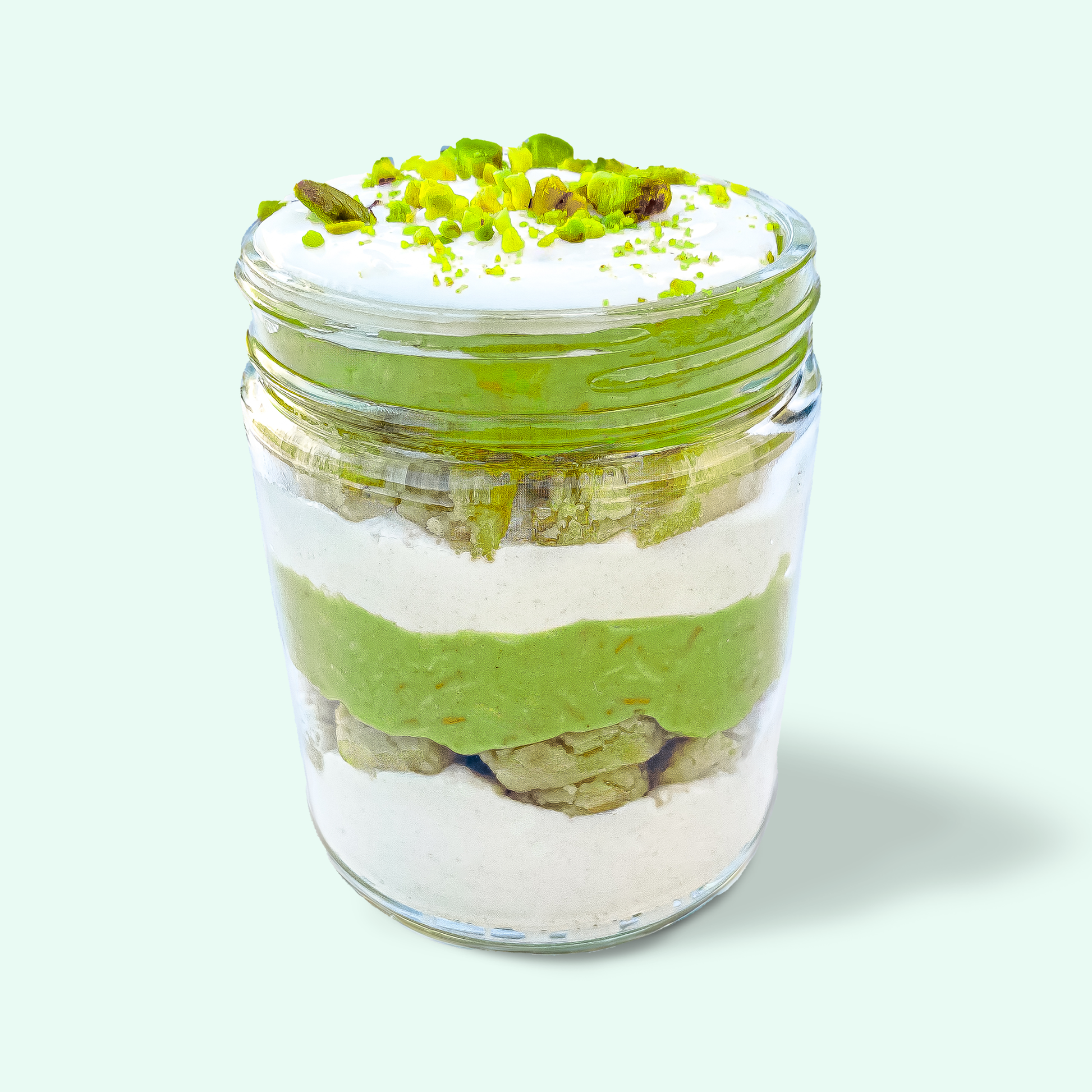Dubai Pistachio Pudding Jar CHUNKY CRUMBS